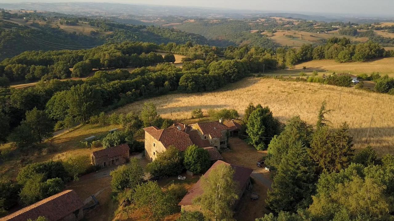 Grande Maison De Caractere En Pierres -Superbe Vue Saint-Cirgues  Eksteriør bilde